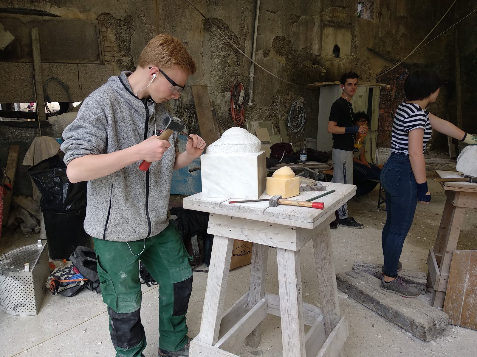 Studienwoche Steinbildhauen in Carrara